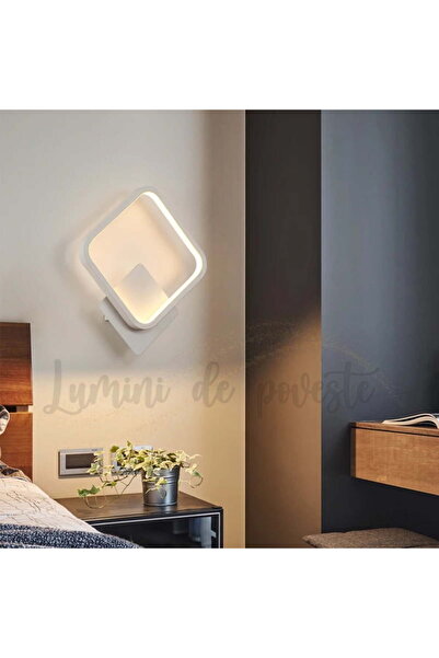 Lumini de Poveste Aplica LED 28W Square Alb