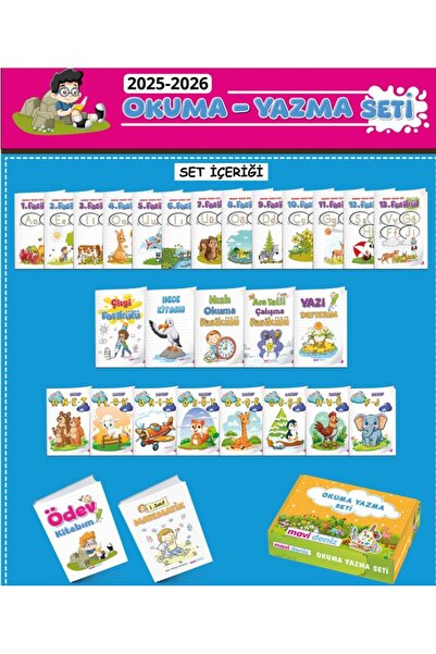 Mavi Deniz Yayınları 1.Sınıf Okuma Yazma Seti 2025-2026 (Yeni Güncel Baskı) son