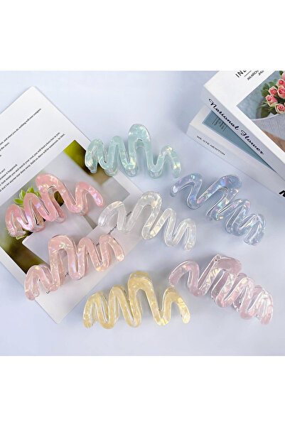 cityvision Модель Dalga Mavi Renk Asetat 10,5 см Lüks Mandal Toka