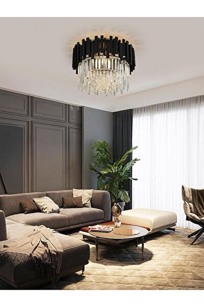 Lumini de Poveste Plafoniera Scaly Black 400