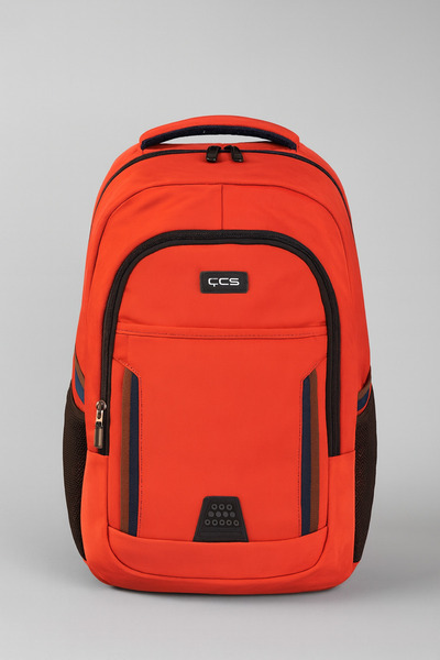 ÇÇS Orange Multi-Compartment Orthopedic Waterproof Unisex School Backpack - Middle School High School