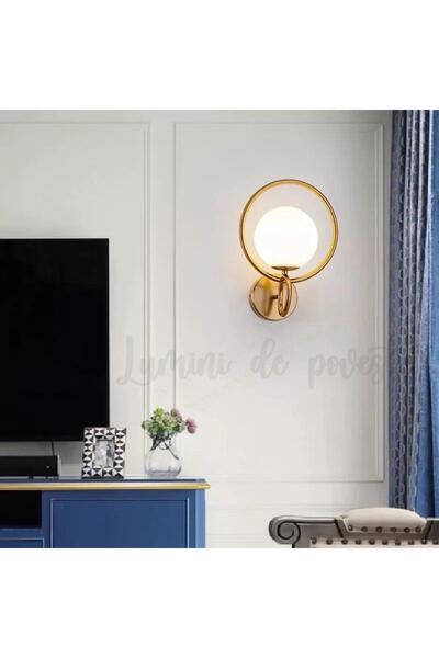 Lumini de Poveste Aplica LED Moon Round Gold