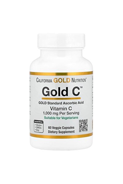California Gold Nutrition , Gold C, Usp Grade Vitamin C, 1,000 Mg, 60 Veggie