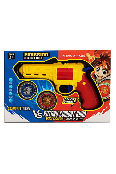 TSUMAB Rotary Combat Gyro Launcher Set with Spinning Tops – Battle Toy for Kids (3+ Years)