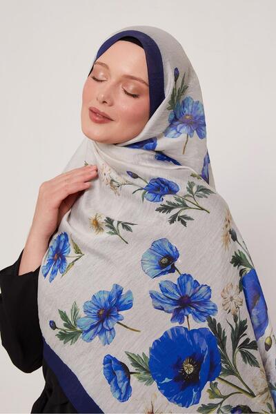 LuvenSara Summer Şal | Yağmur Laciverti