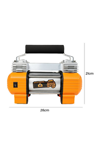 Safari ضاغط هواء أسطوانتين 150 رطل لكل بوصة مربعة 45 لترًا في الدقيقة 12 فولت...