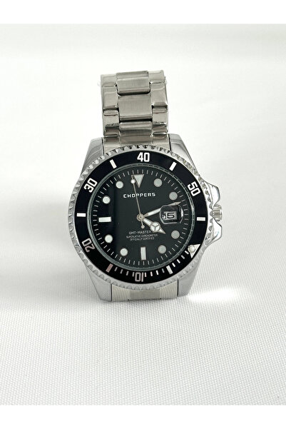 Choppers Marka Erkek Kol Saati – 45 mm Siyah Döner Çerçeve