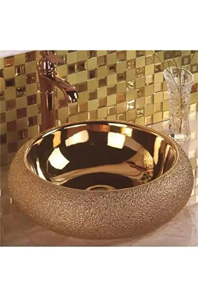 Lumini de Poveste Lavoar pe blat, Ceramica, Auriu, Fancy LDPX037A046