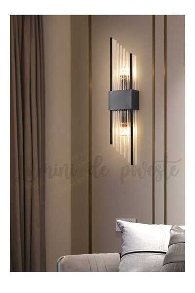 Lumini de Poveste Figuration Black Crystal Wall Light