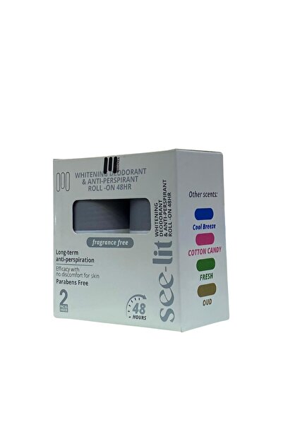 SEE LIT C-Lite Deodorant Unscented 50ml 2 Pack