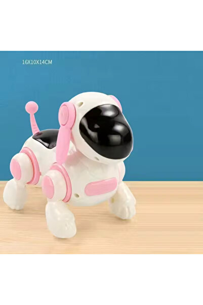 Duman Oyuncak Yürüyen Işıklı Sevimli Pembe Akıllı Köpek (ITEM KOD : 111-3A)