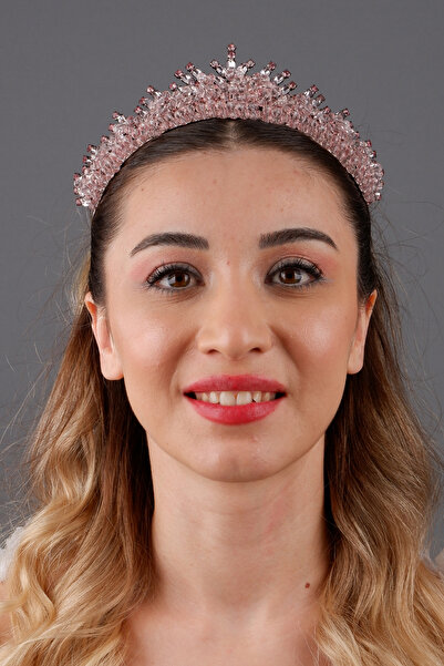 ESPEREST تاج العروس من حجر الكريستال اللامع من مارجو، إكسسوار شعر للزفاف والخ...