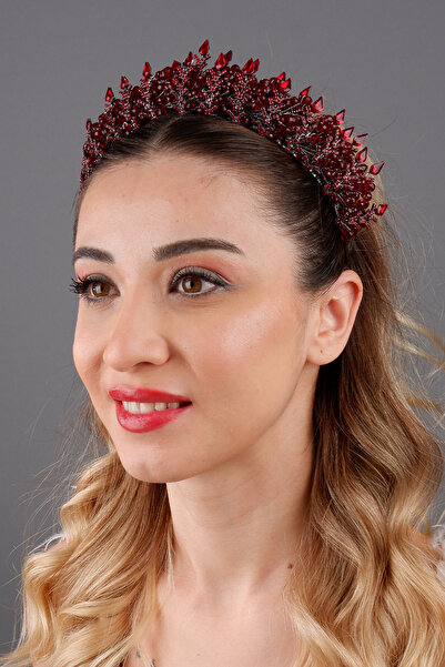 ESPEREST تاج زفاف كريستالي أنيق من داليا، إكسسوار شعر براق لحفلات الخطوبة وال...