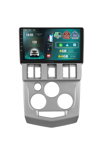 MaxTech Navigatie Dacia Logan 1 (2004-2008) dedicata, 4 GB Ram 64 GB Rom Octa...