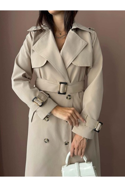 Bettnes PREMİUM KALİTE KUŞAKLI TRENÇKOT