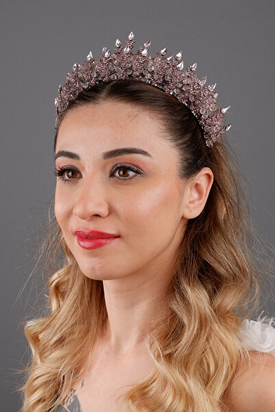 Limelia إكسسوار شعر من الكريستال الأنيق على شكل تاج للعروس من داليا لحفلات ال...