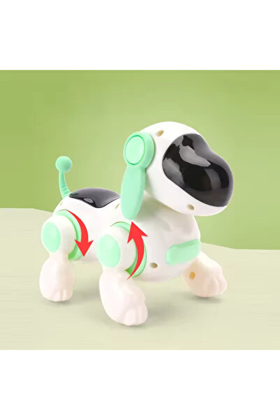 Duman Oyuncak Yürüyen Işıklı Sevimli Yeşil Akıllı Köpek (ITEM KOD : 111-3A)