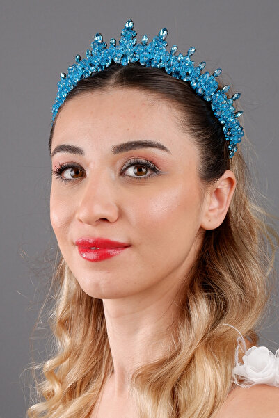 Hayalperest boncuk تاج زفاف أنيق من الكريستال من كلارا، إكسسوار شعر للعروس، م...