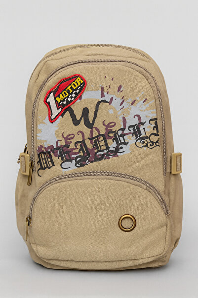 Catwins Small Size Canvas Fabric Waterproof Unisex School Backpack