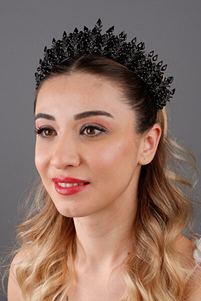 Hayalperest boncuk تاج زفاف كريستالي أنيق من داليا، إكسسوار شعر براق لحفلات ا...