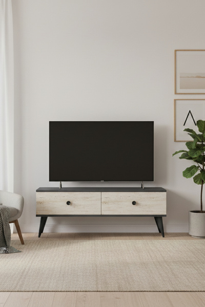 CENEYRA TSA1202AT - MONA TV STAND ANTRASİT-TRAVERTEN 120CM