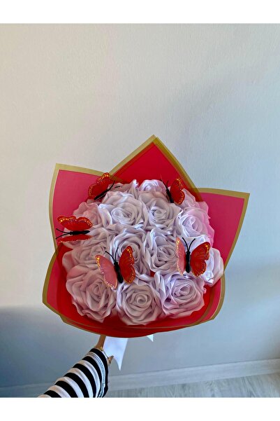 Yıldızköşesi قبلك وبعدك باقة زهور باقة ورد صناعي غير يتلاشى للحبيب (لا تكتب) ...