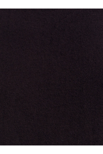 Dilvin 90256 Rochie din tricot cu centură din amestec de lână - maro închis