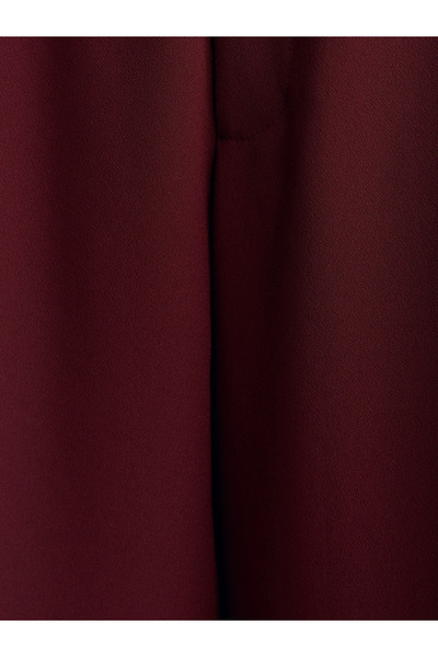 Dilvin 7954 Yüksek Bel Pantolon-Bordo
