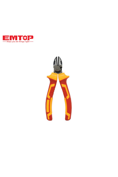 EMTOP Insulated Side Cutting Pliers - 1000V Insulation Capacity, 16cm