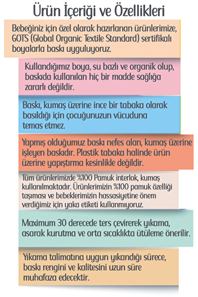 ErTaPassage Elephant Patterned 12-Month-Old 100% Cotton Printed Baby Bodysuit Long Sleeve