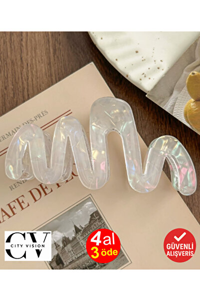 cityvision Wave Model White Color Acetate 10.5 cm Luxury Latch Buckle