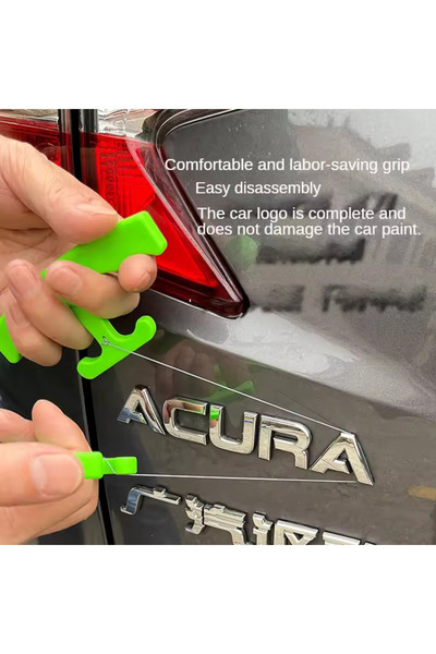 Midkan Araç Amblem ve Logo Sökme Seti – Boyaya Zarar Vermeyen Naylon Tel Apar...