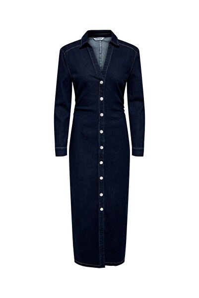 ONLY Jeanskleid ONLCAITLIN Langes Kleid