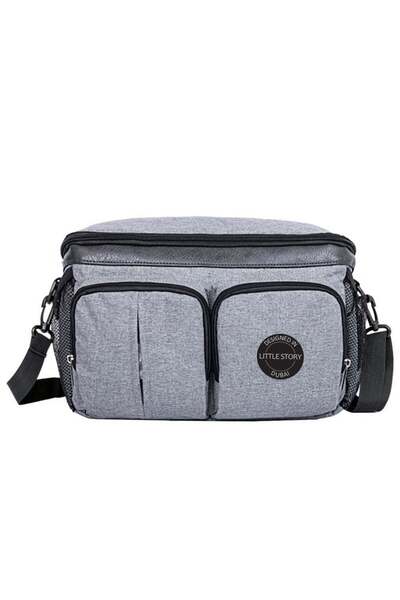 Little Story Stroller Organizer Travel Bag - Grey