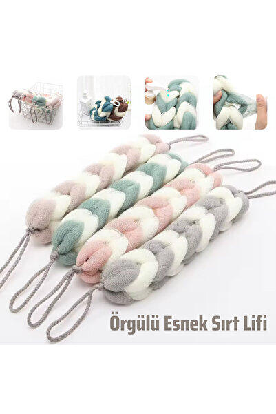 sengenegel Esnek ve Uzun Örgülü Sırt Lifi | Lüks Duş & Banyo Lifi 1 Adet