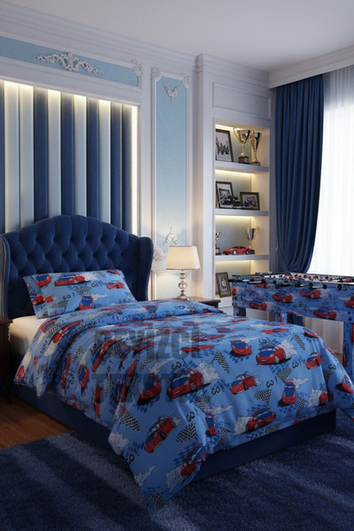 Çt Çeyizci Tekstil Single Duvet Cover Set with Trolley