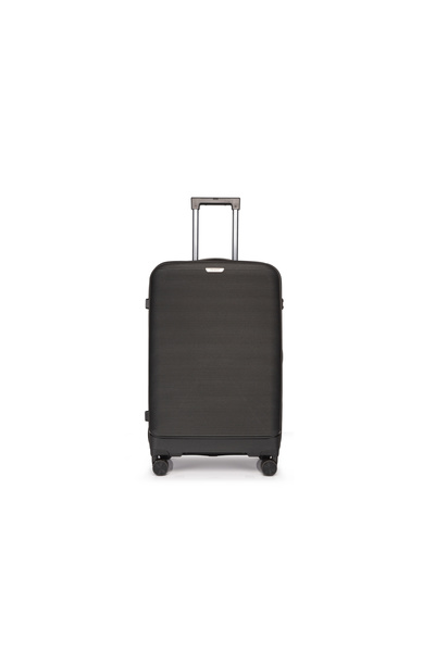 Prince Travelling Un Breakable PP Hard Luggage (8 Wheels) Glider 28 Inch /93 Litre Large - Black