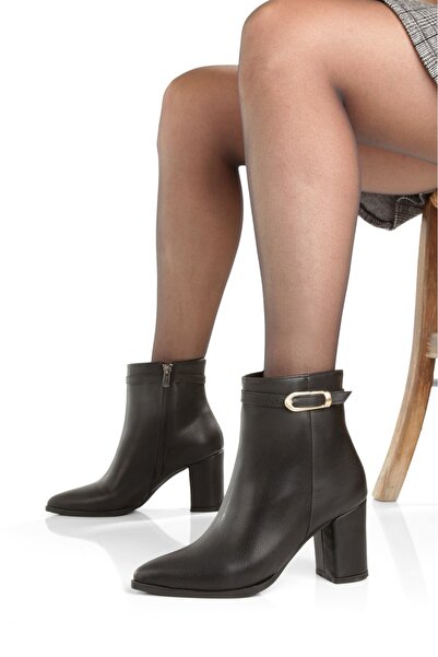 GNY AYAKKABI Cizme scurte cu toc pentru femei