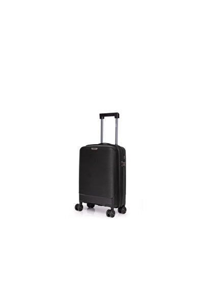 Prince Travelling Un Breakable PP Hard Luggage (8 Wheels) Glider 20 Inch 40Litre Small - Black