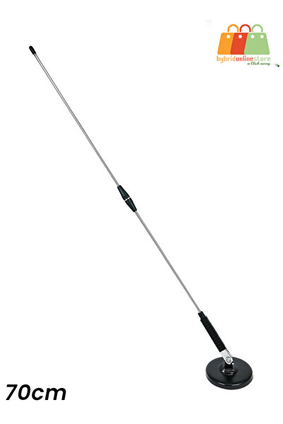 Generic هوائي راديو سيارة مغناطيسي عالمي 70 سم AM/FM مقاوم للماء والغبار واستقبال قوي