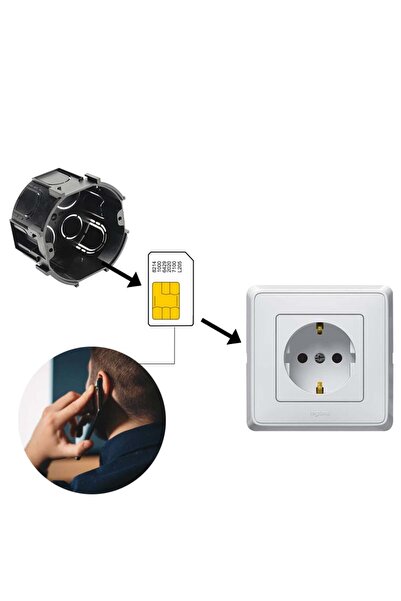 SMT SECURITY Professional Spy Microphone Universal Mountv - for Sockets / Wall Lamps / Switches
