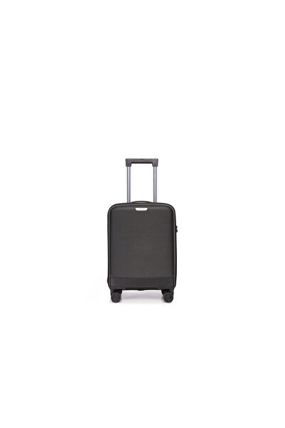 Prince Travelling Un Breakable PP Hard Luggage (8 Wheels) Glider 20 Inch 40Litre Small - Black