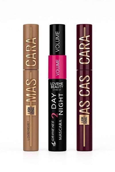 Loveme Lash Sensational Waterproof Lengthening Mascara, 3 Count