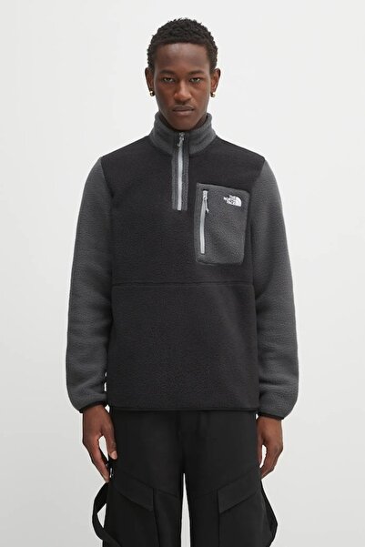 THE NORTH FACE M Yumıorı 1/4 Zip Men's Black Fleece Nf0A883Ss5H1