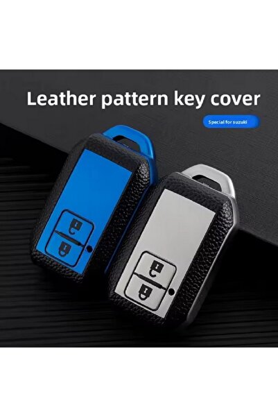 Vtk Husa pentru cheie Suzuki Swift Wagon R Jimny Sierra Spacia Ertiga Baleno Ignis XL 7 2 butoane albast