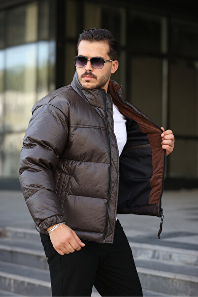 MODAEMAS ΑΝΔΡΙΚΟ ΔΕΡΜΑΤΙΝΟ ΠΑΛΤΟ