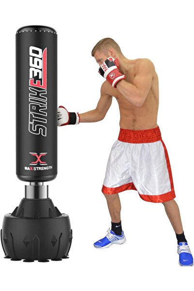 MAX STRENGTH MaxStrength Pedestal Free Standing boxing or kickboxing Punch Bags Martial Arts, MMA fitness equipme