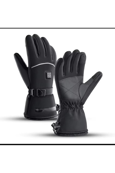 Barbarosshop Isıtıcı Motorsiklet Eldiven Motosiklet Isıtıcılı Eldiven
