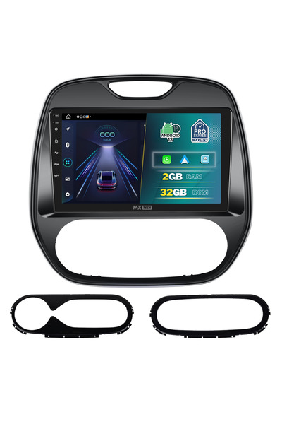 MaxTech Navigatie Renault Captur 2013-2017 dedicata, 2 GB Ram 32 GB Rom, Carplay & Android auto, Ecran 9” HD