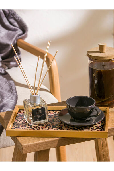 LC Waikiki Shining Store'dan Işıltılı Seçimler | Leopar Desenli Dekoratif Tepsi 30 cm